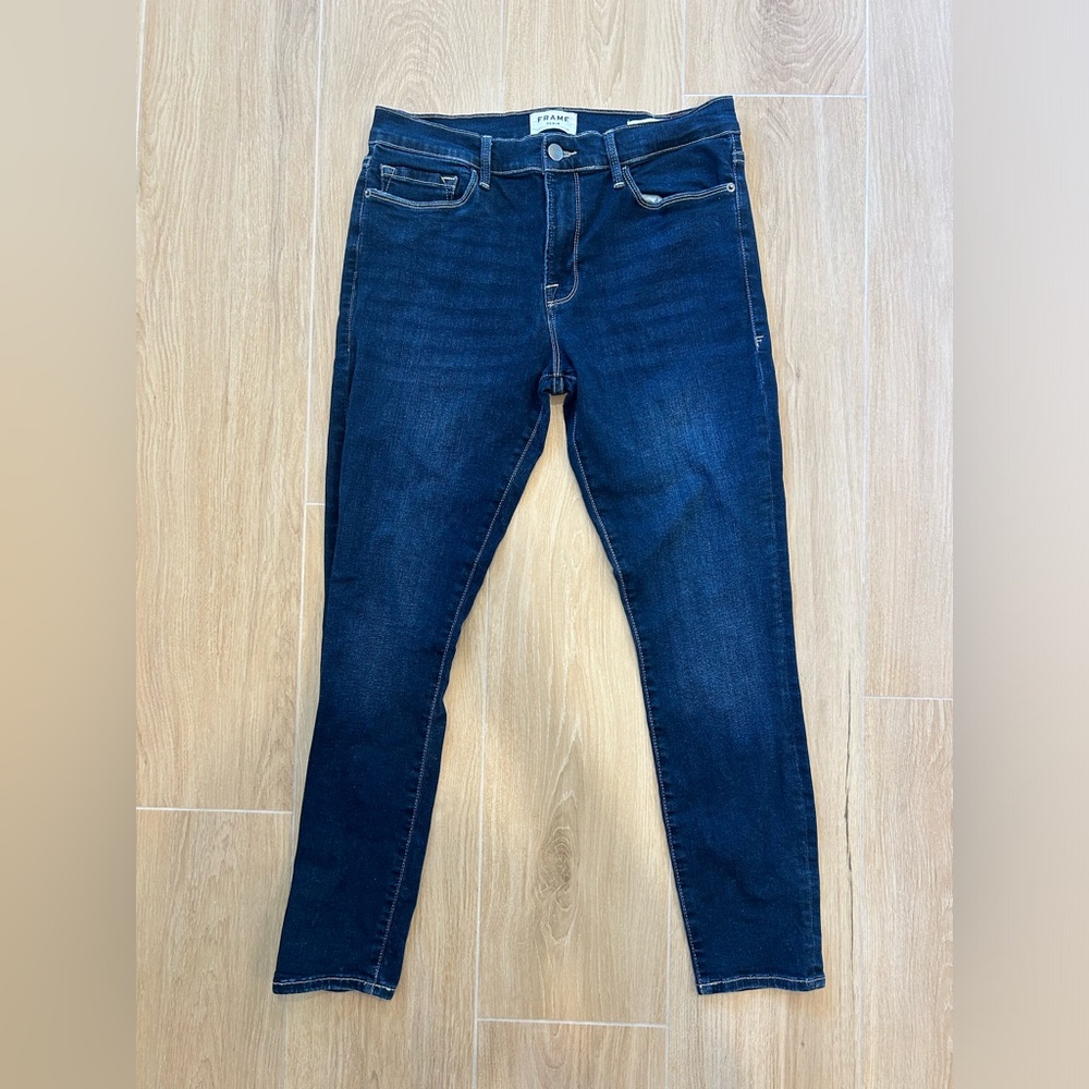 Frame Denim Dark Blue Women's Skinny Jeans